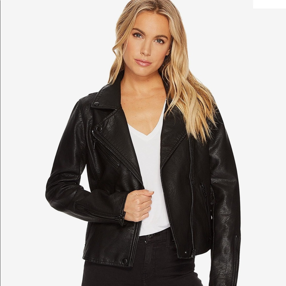 Blank NYC faux leather jacket
